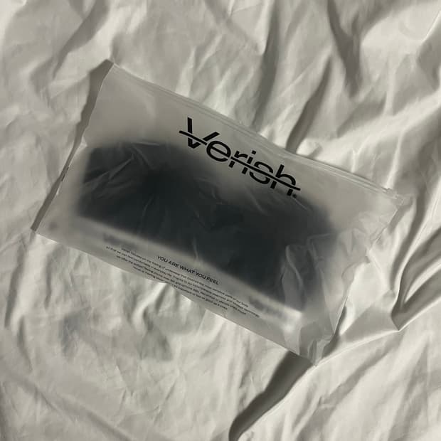 베리시 코튼 브라 로고밴드 오프숄더 블랙