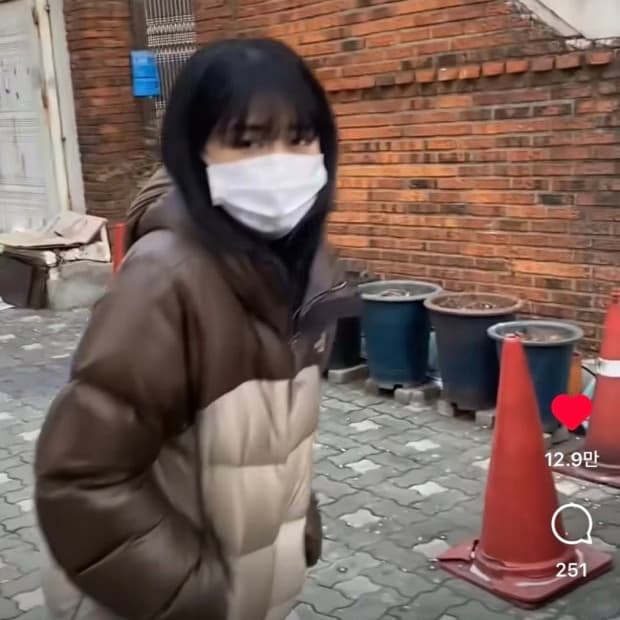 [L]노스페이스 아콘카구아 패딩 브라운 