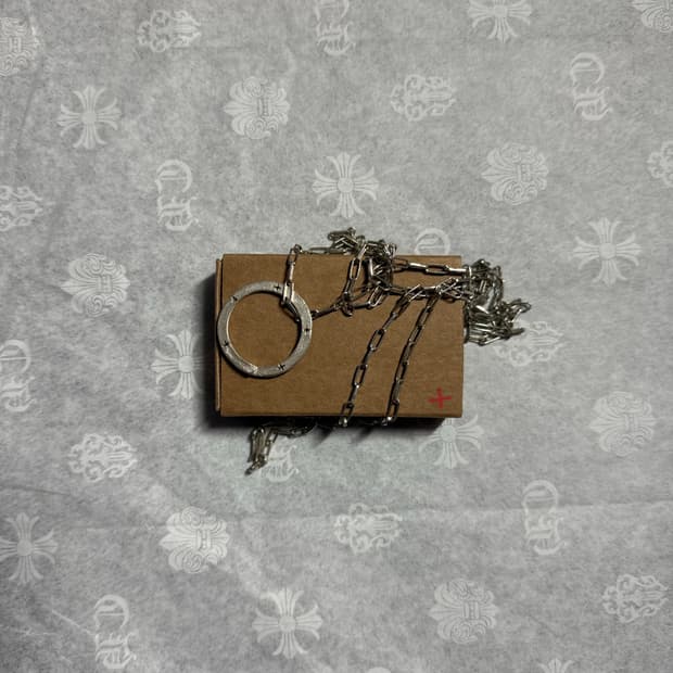 [OS] m.a+ ring necklace 실버 링 목걸이