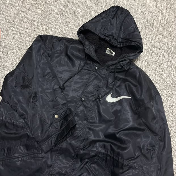 [택포] Nike 나이키 올드스쿨 스우시 롱 패딩 파카 [AB]