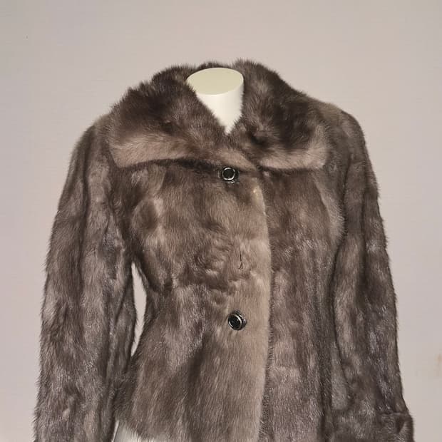 빈티지 카라 퍼자켓