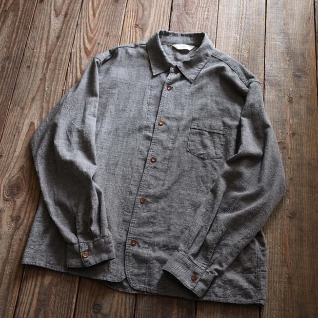 Ville check shirts (Bk / White)
