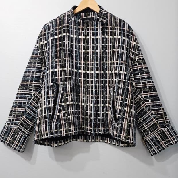 한섬 시스템 SYSTEM 트위드 자켓 ~FREE