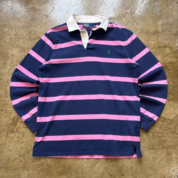 폴로 랄프 로렌 스트라이프 럭비