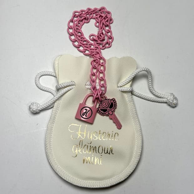 히스테릭 글래머 아카이브 자물쇠 열쇠 초커 목걸이 새상품 풀구성