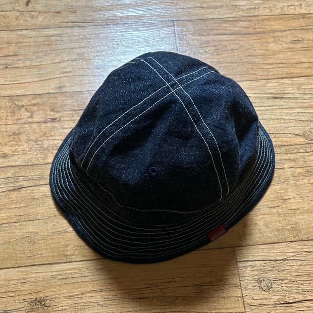 본쿠라 us navy hat denim