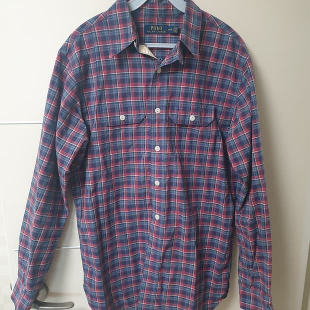 [남성] 폴로 랄프로렌 정품 체크 셔츠 M/M