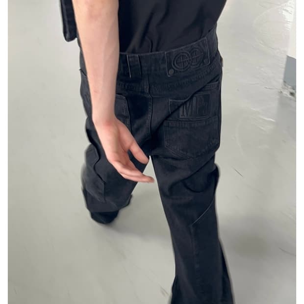 플라스틱프로덕트 카프 포켓 팬츠 블랙 m