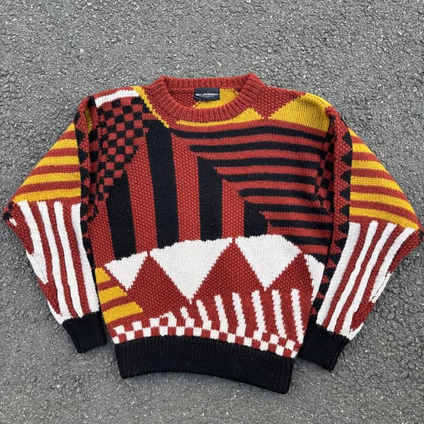 올드 미스터 준코 바이 준코 코시노 헤비울 스웨터