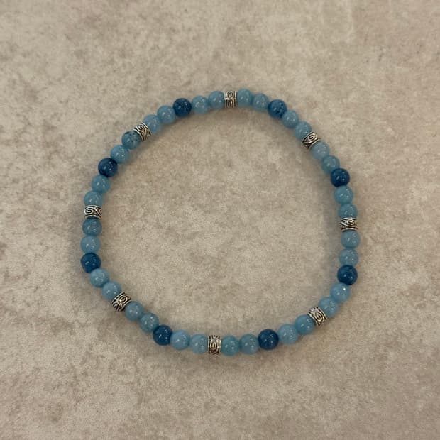 블루비즈 해마타이트 포인트 팔찌