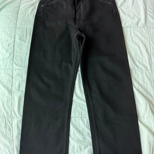 [52] 르메르 심리스 데님 진 블랙