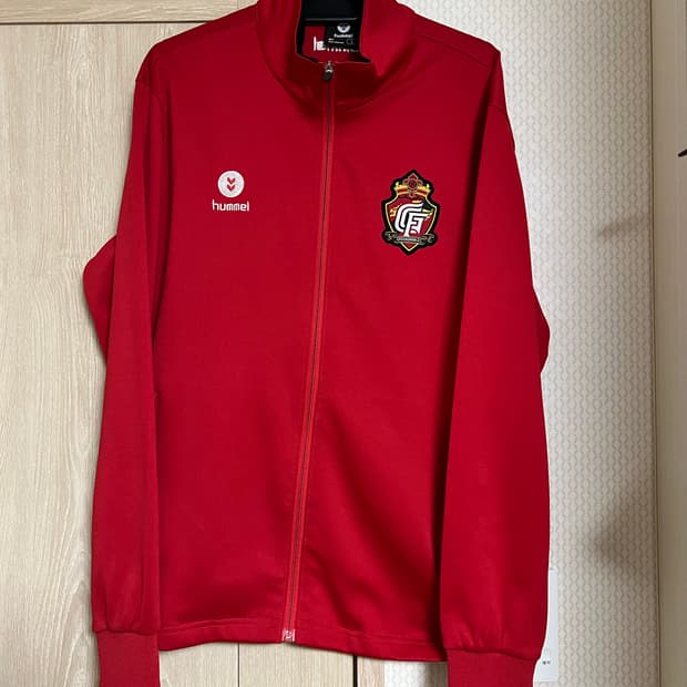 험멜 경남fc 레드 져지 트랙탑 트레이닝탑