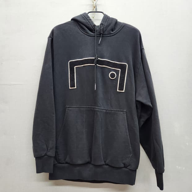 골스튜디오 스펄아웃 로고 후드티L