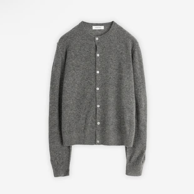브라운야드 라운드넥 가디건