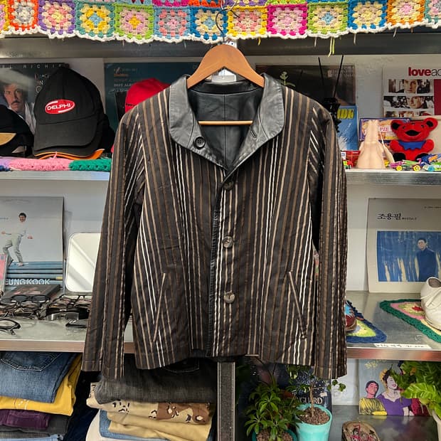 Reversible Leather Jacket – Black 