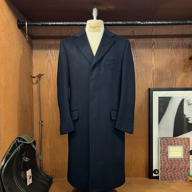 던힐 캐시미어 코트