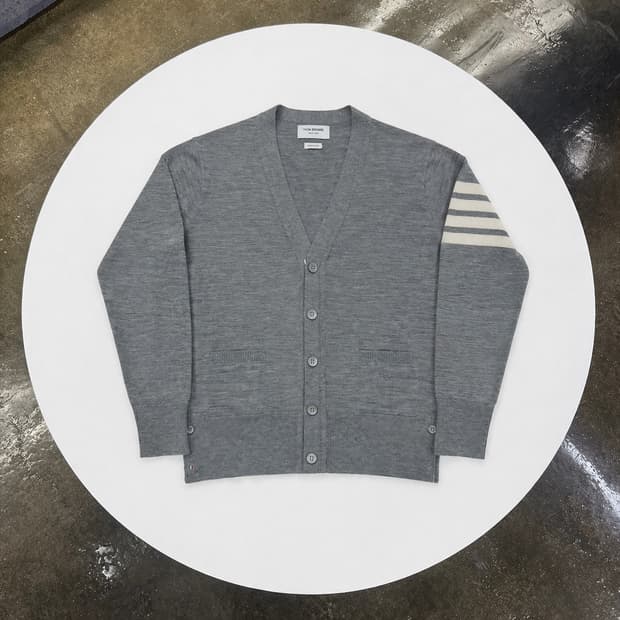 톰브라운 4바 메리노울 가디건 [2사이즈]