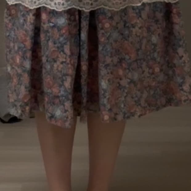 Orvis 빈티지 플라워패턴 스커트