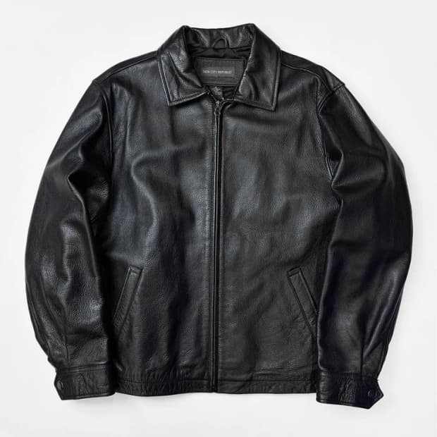 뉴 시티 리퍼블릭 00's 천연 소가죽 자켓 PN5537   