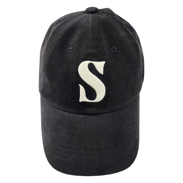 SATUR 프린팅 블랙 볼 캡  FREE