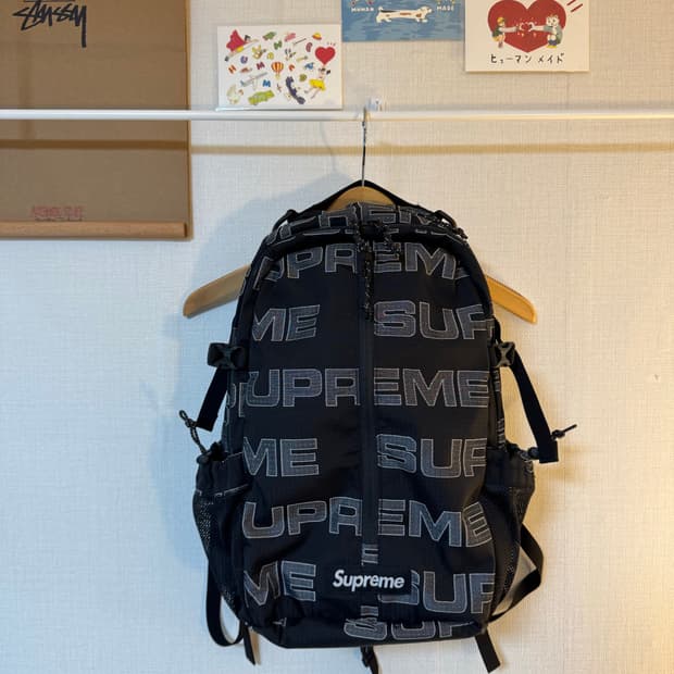 [OS]슈프림 21FW 백팩 블랙