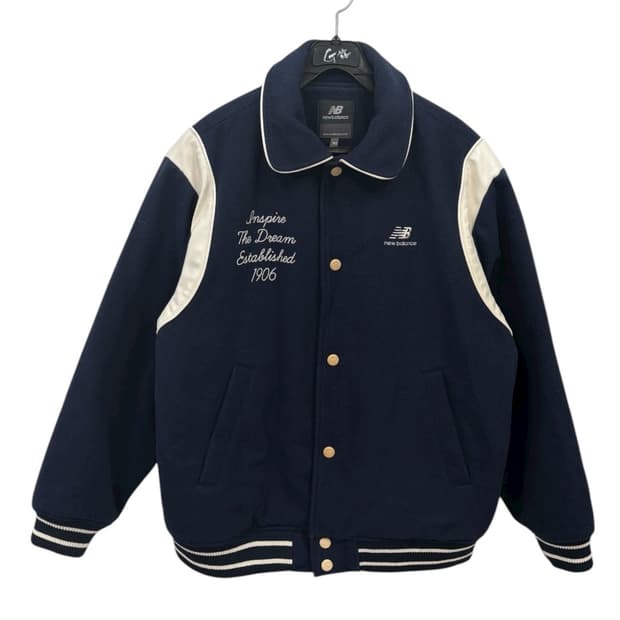 뉴발란스 누빔 블루종자켓