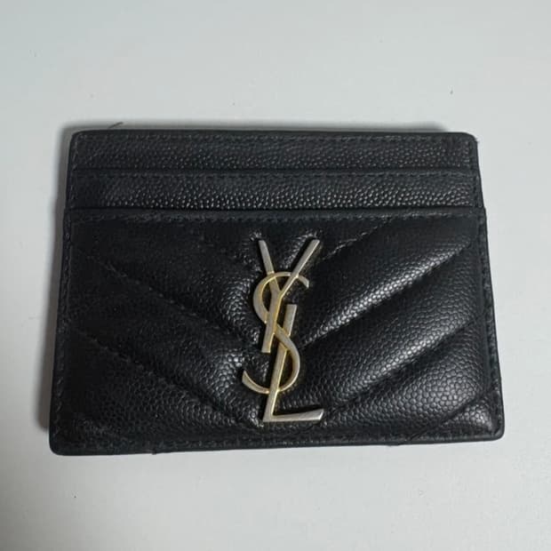 급처!! 입생로랑 카드지갑 블랙