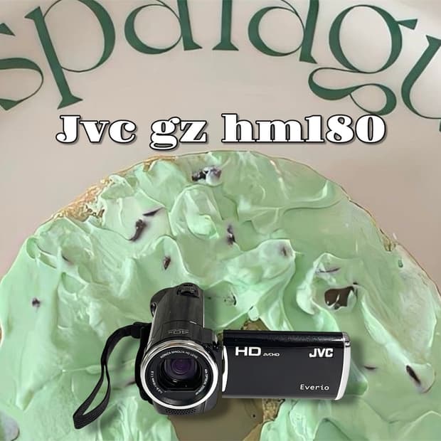 ** A급풀박 !!/ 무배/ Jvc hm180 빈티지 캠코더 블랙