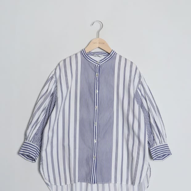  Tres Parisien Stripe Gather Shirts