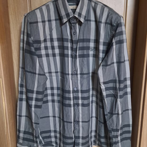 버버리 체크셔츠 XL