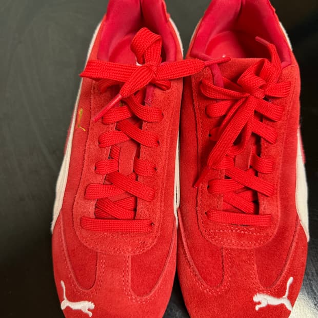 푸마 스피드캣 og 레드화이트(245사이즈)