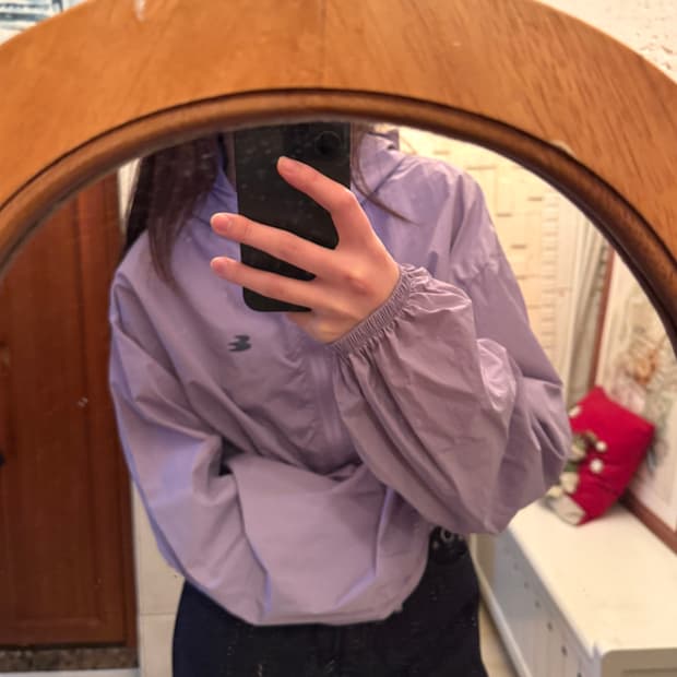 [F] 빈티지 크롭 트랙 바람막이