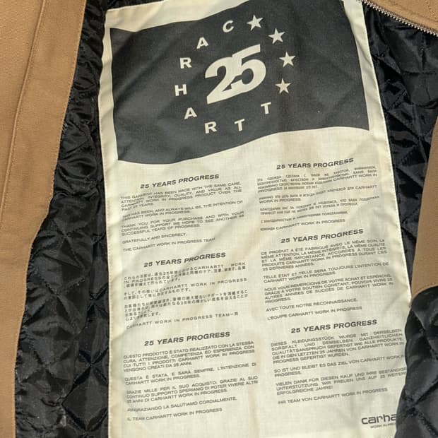 칼하트 25주년 한정판 산타페자켓 s