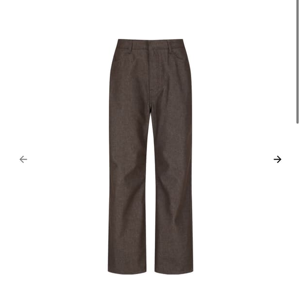 Amomento indigo denim brown