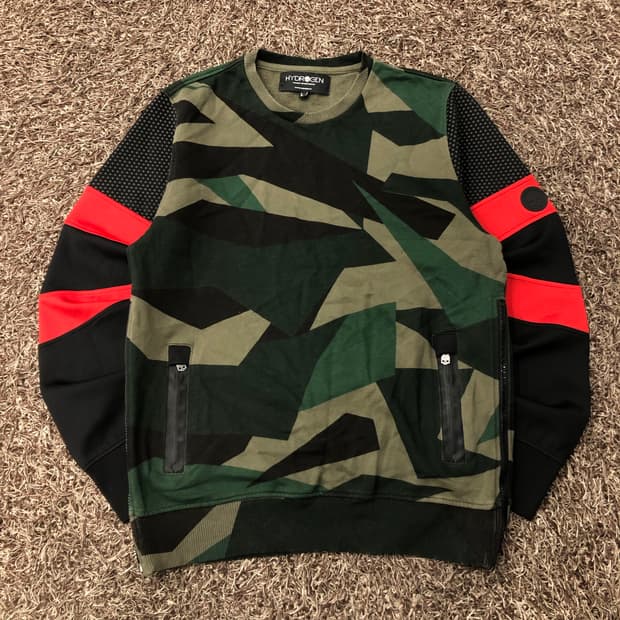 L 하이드로겐 카모플라쥬 맨투맨