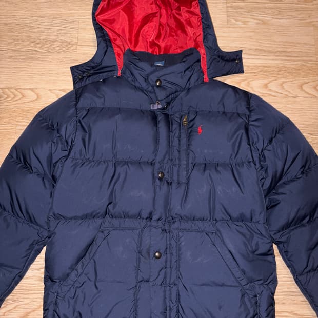 폴로 보이즈 패딩네이비 L(16~18)