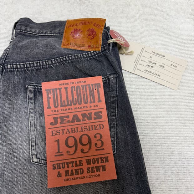 풀카운트 25FW 1101 다트포드 슈퍼스무스 size 32