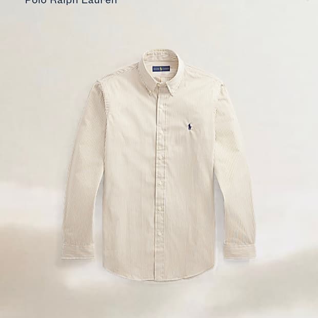 폴로 스트라이프 셔츠 클래식 L(105)