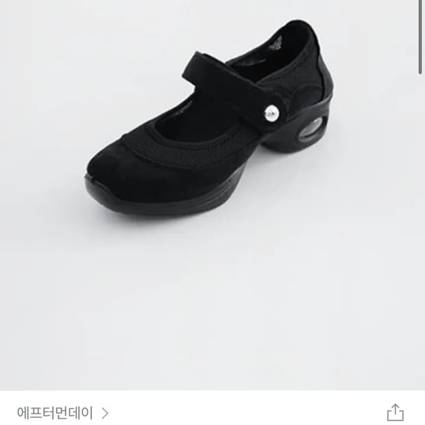 애프터먼데이 메쉬 메리제인 슈즈 블랙 250