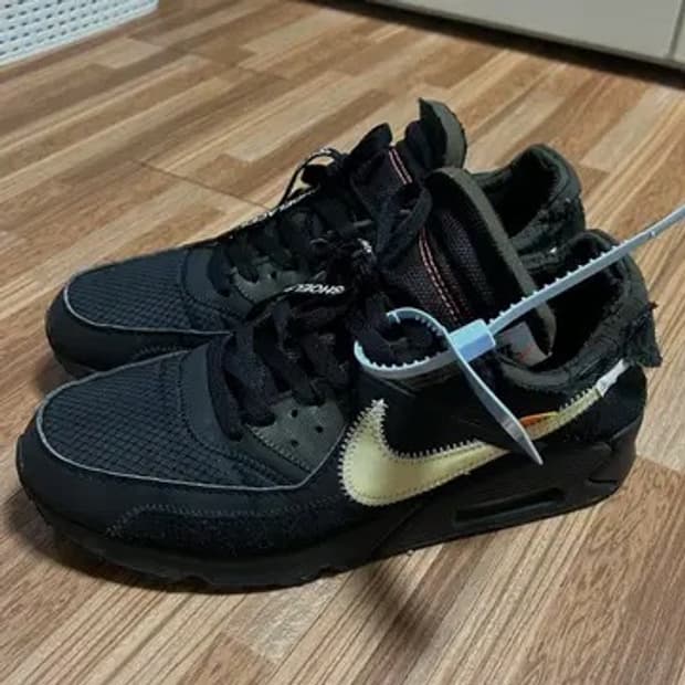 나이키 오프화이트 에어맥스 90 275 단품