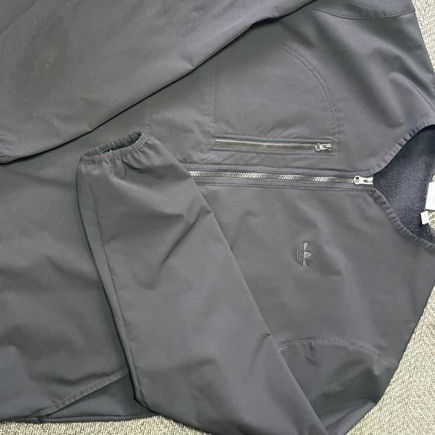 아디다스 파이어버드 반집업 아노락 xxl