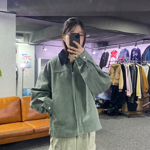 키뮤어 투웨이 코듀로이 카라 자켓 B3276