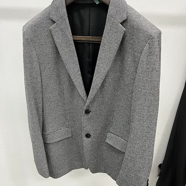 100) 타임 그레이 니트자켓 