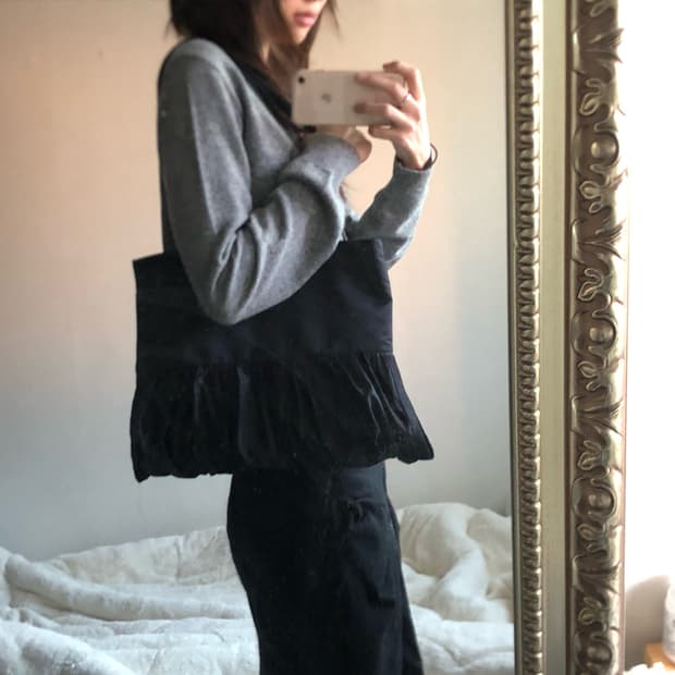 miq room handmade balloon skirt bag