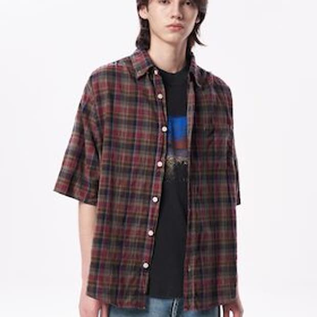 칼오라인(Cal o line) 마드라스 셔츠 XL사이즈