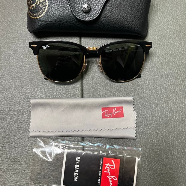 레이밴 클럽마스터 하금테 선글라스 55