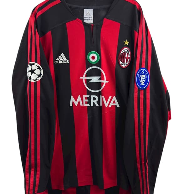 03-04 AC밀란 카카 홈 긴팔유니폼1254