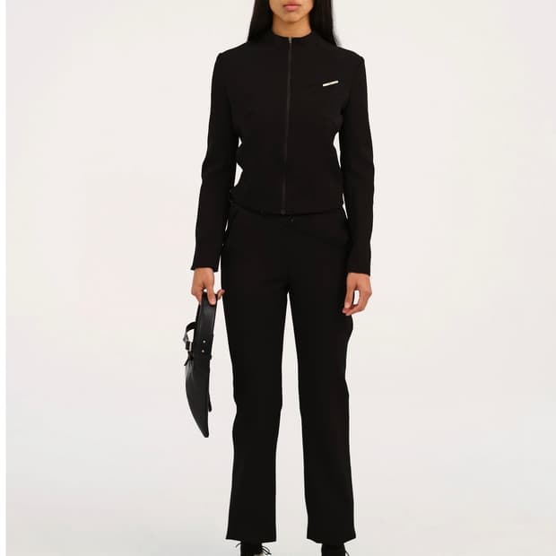 혜인서 zip jacket 집 자켓 블랙 2