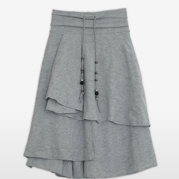 허그유어스킨 스타 플레어드 미니 스커트