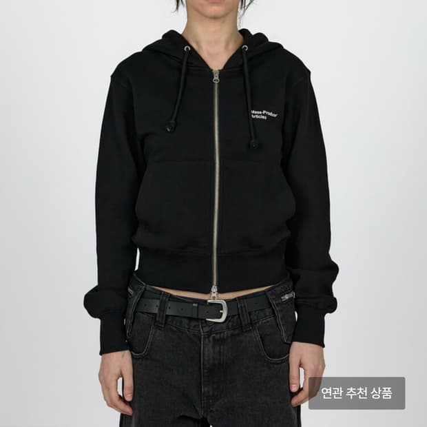 (m)플라스틱 프로덕트 후드집업 우먼